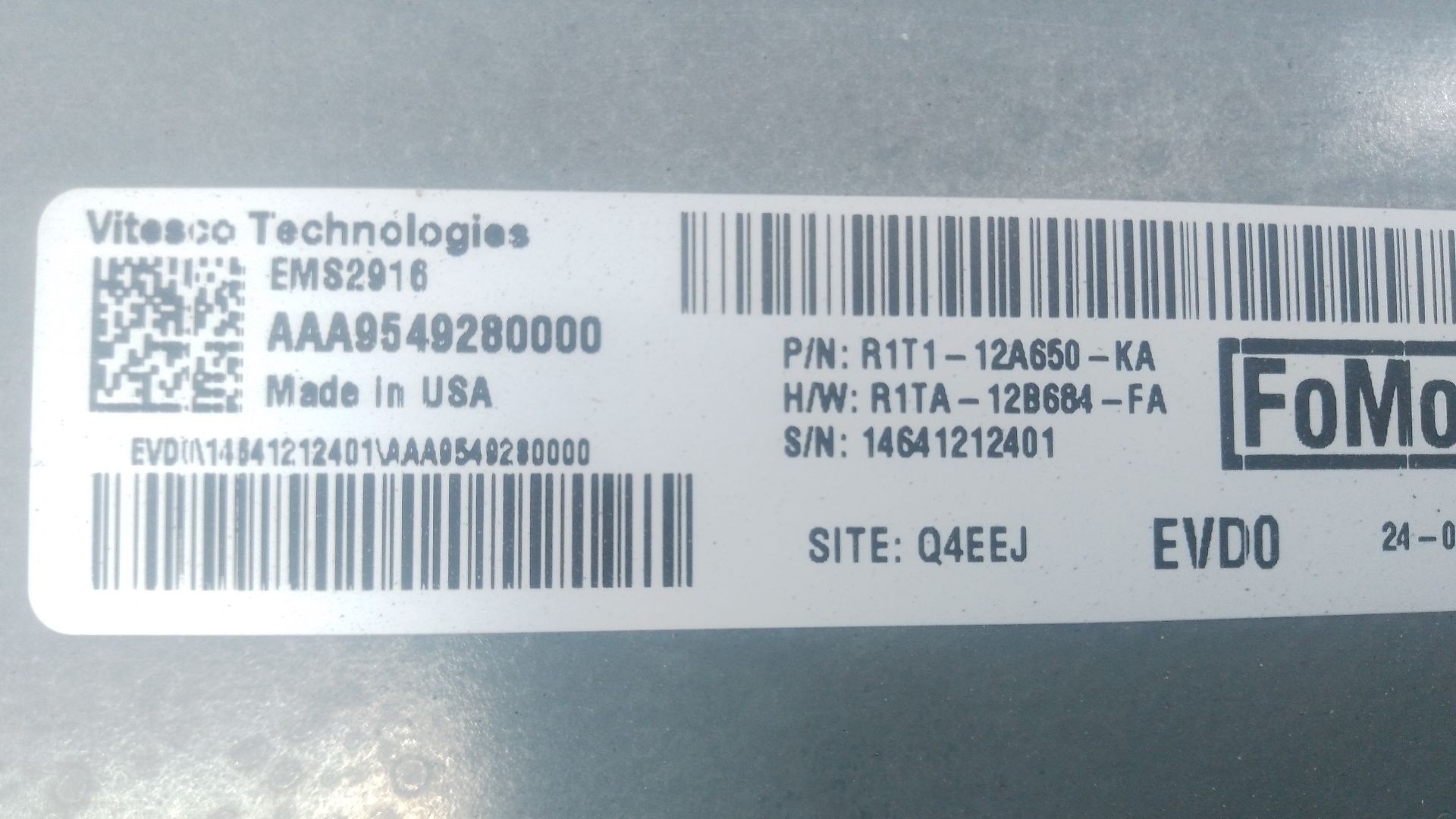 CENTRALITA MOTOR UCE FORD PUMA (J2K, CF7) R1T112A650KA / E3-B3-19-4 / R1TA12B684FA R1T112A650KAE3B3194R1TA12B684FA - Vista 2