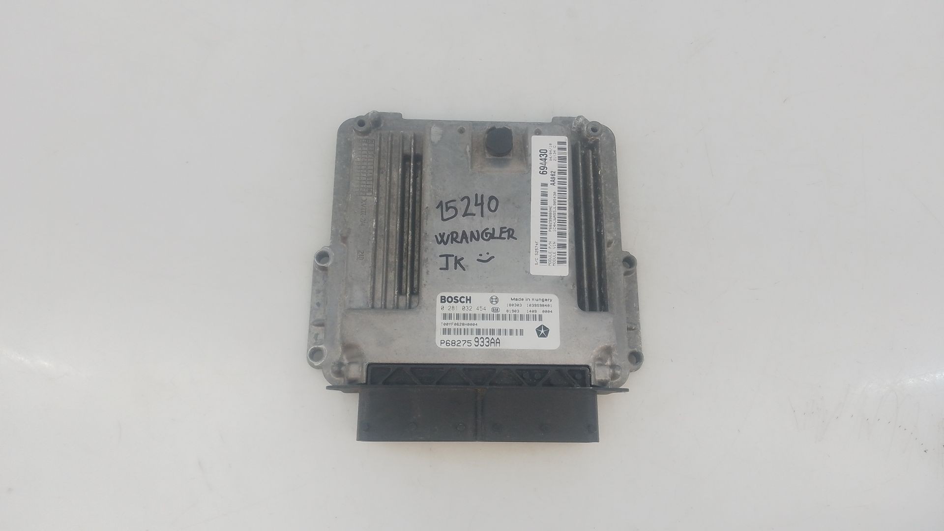CENTRALITA MOTOR UCE JEEP WRANGLER III (JK) 0281032454 / E3-B6-26-1 / P68275933AA 0281032454E3B6261P68275933AA