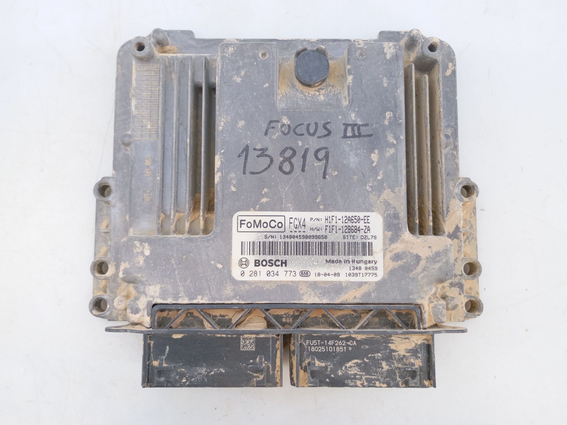 CENTRALITA MOTOR UCE FORD FOCUS III H1F112A650EE / E3-B3-30-3 / F1F112B684ZA H1F112A650EEE3B3303F1F112B684ZA
