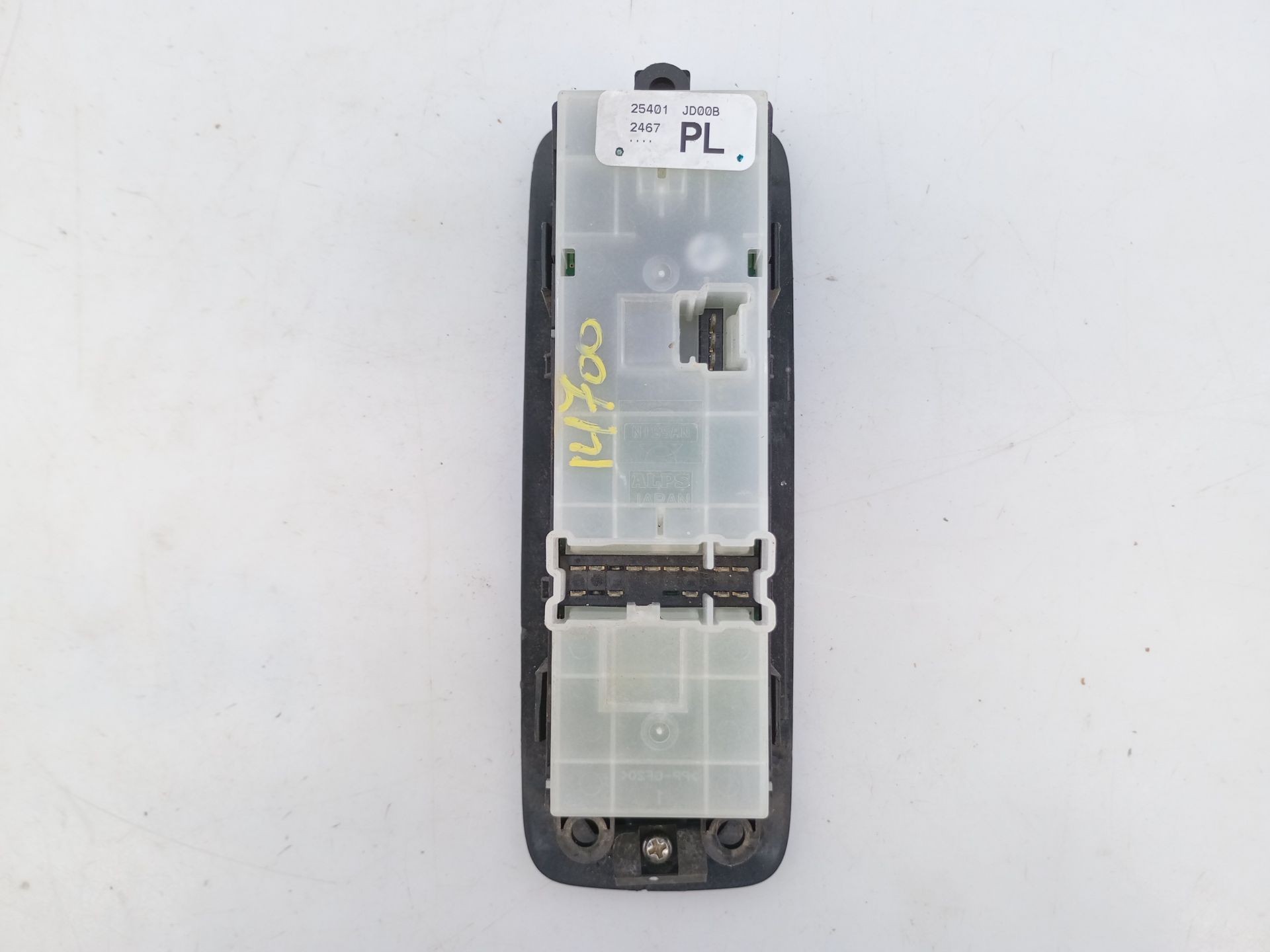 MANDO ELEVALUNAS DELANTERO IZQUIERDO NISSAN QASHQAI I (J10, NJ10) 25401JD00B / E3-B4-28-2 25401JD00BE3B4282 - Vista 3