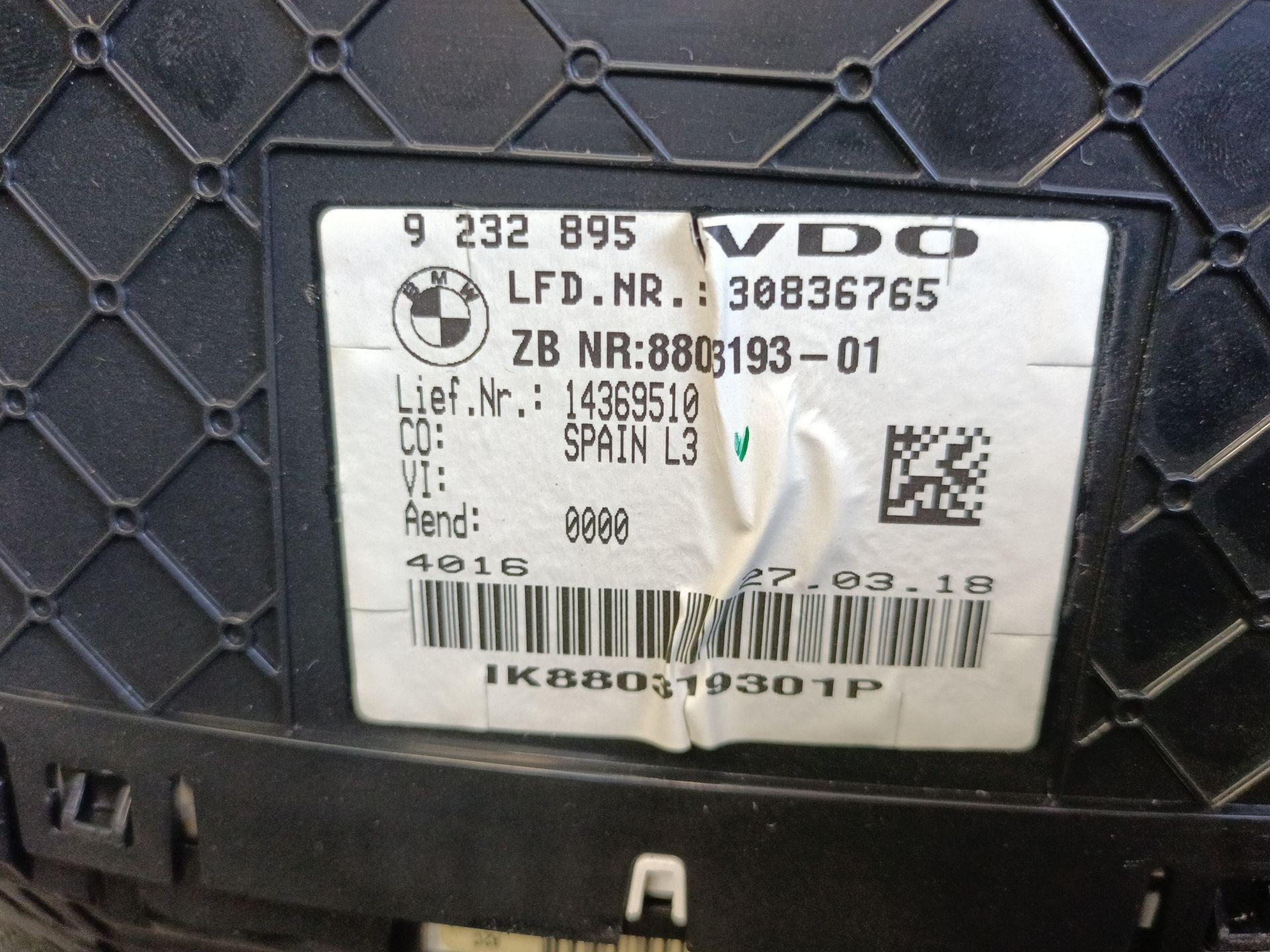 CUADRO INSTRUMENTOS BMW 3 (F30, F80) 9232895 / 30836765 923289530836765 - Vista 2