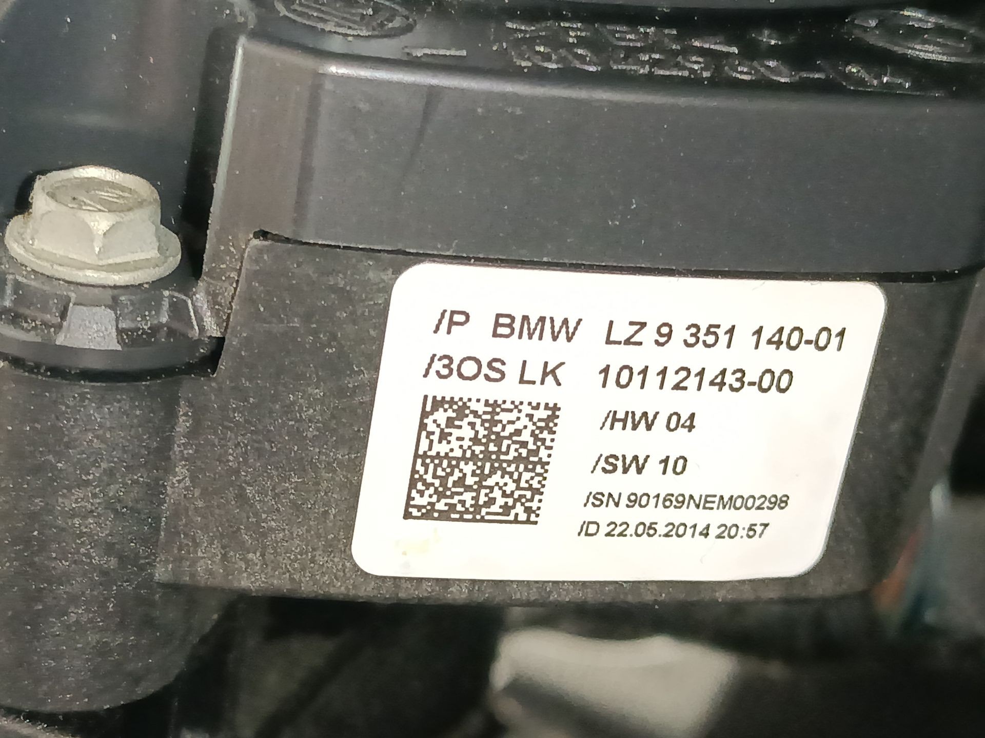 ANILLO AIRBAG BMW 3 (F30, F80) LZ935114001 / 1011214300 LZ9351140011011214300